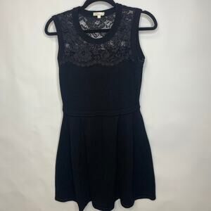 Shoshanna Black Lace Mini Dress